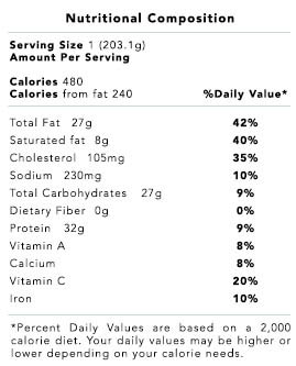 Chancaca Nutritional Info